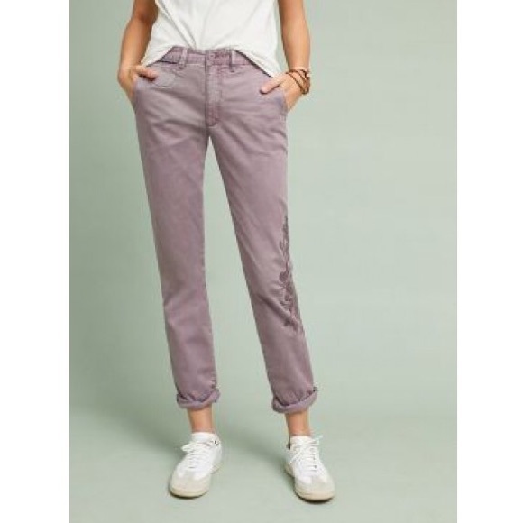 BNWT Anthro Relaxed Chino Pants - Picture 2 of 6